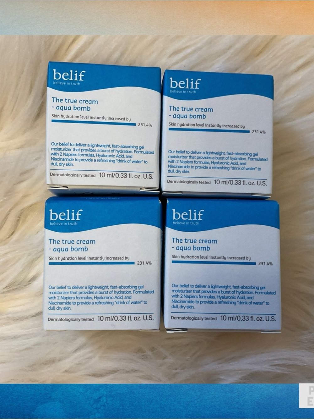 Belif The True Cream - New x4 Travel Size